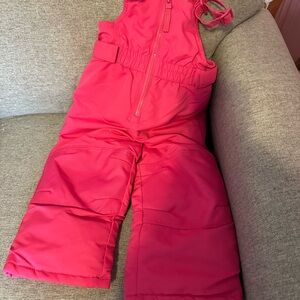 Baby girls 18 mo Cat & Jack snow bibs / snowsuit
